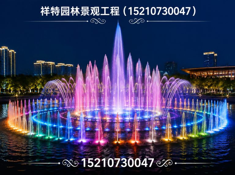 涞水县景区喷泉展示图